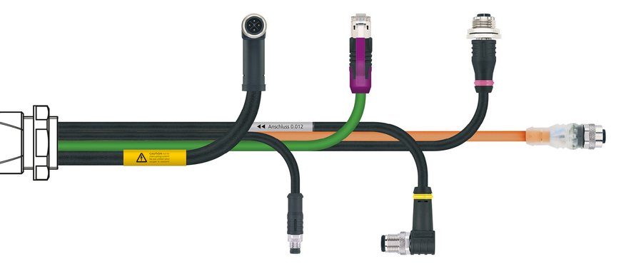 Individual cable harnesses from ESCHA